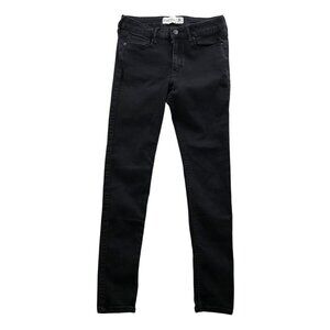 Abercrombie & Fitch Womens Jeans Size 6S Super Skinny Black Denim Casual Ankle
